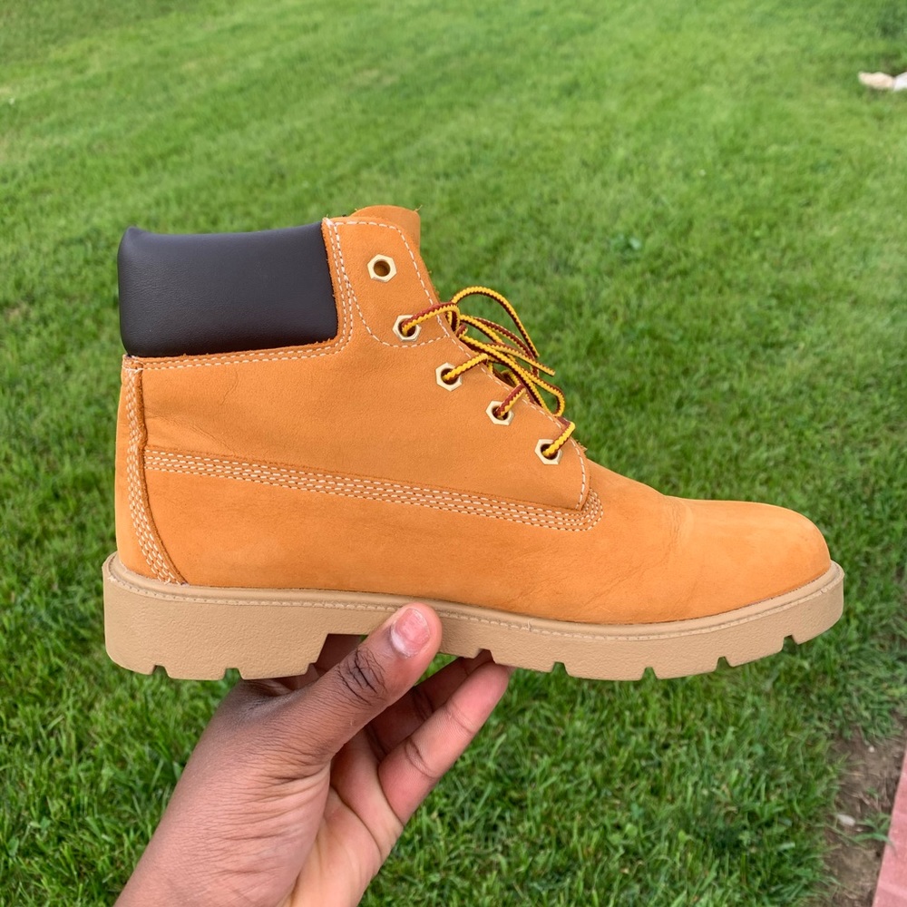 Tear proof timberlands.